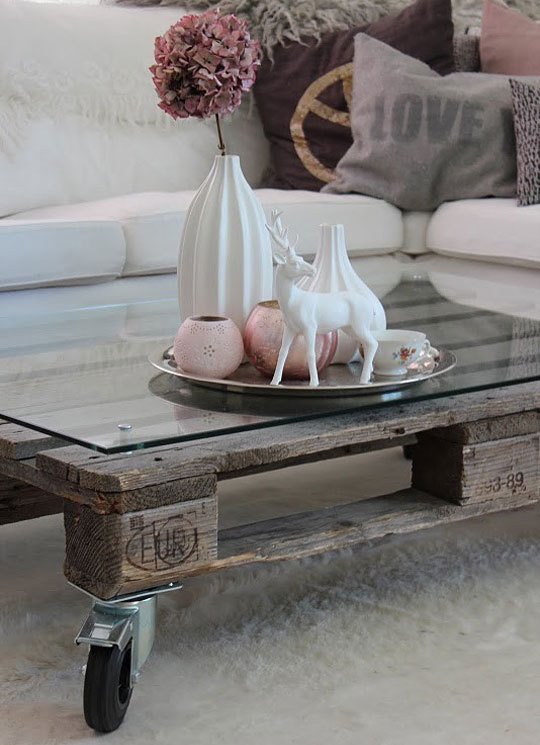 coffee table on wheels