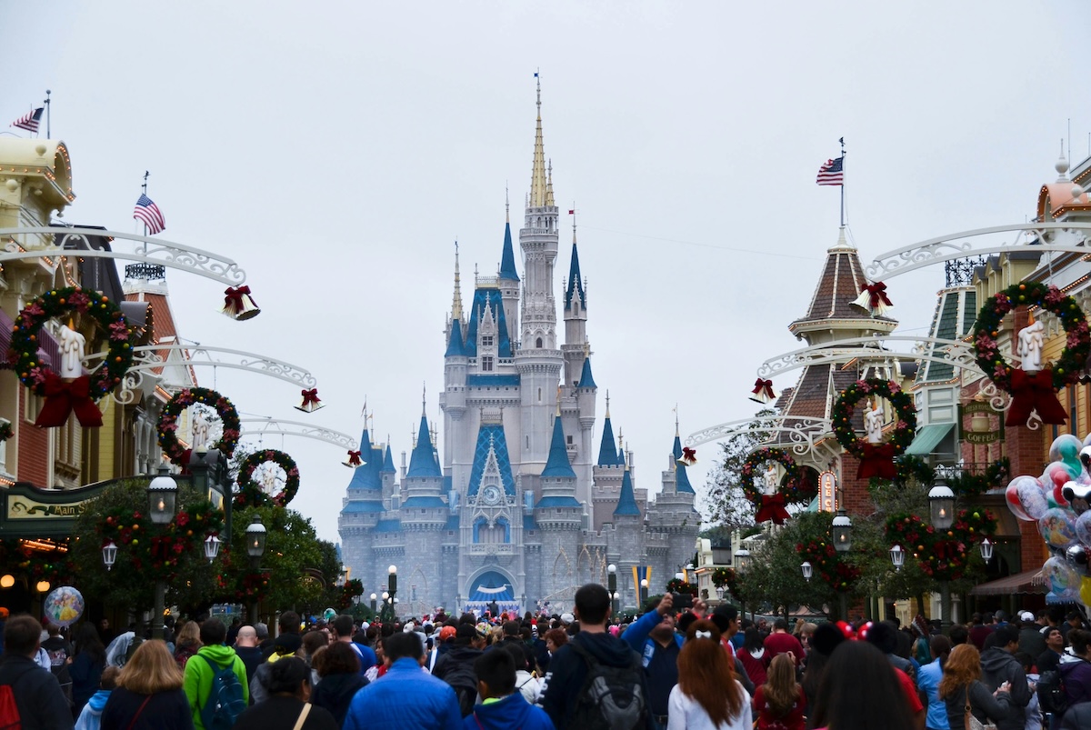 christmas as disney world Orlando Florida