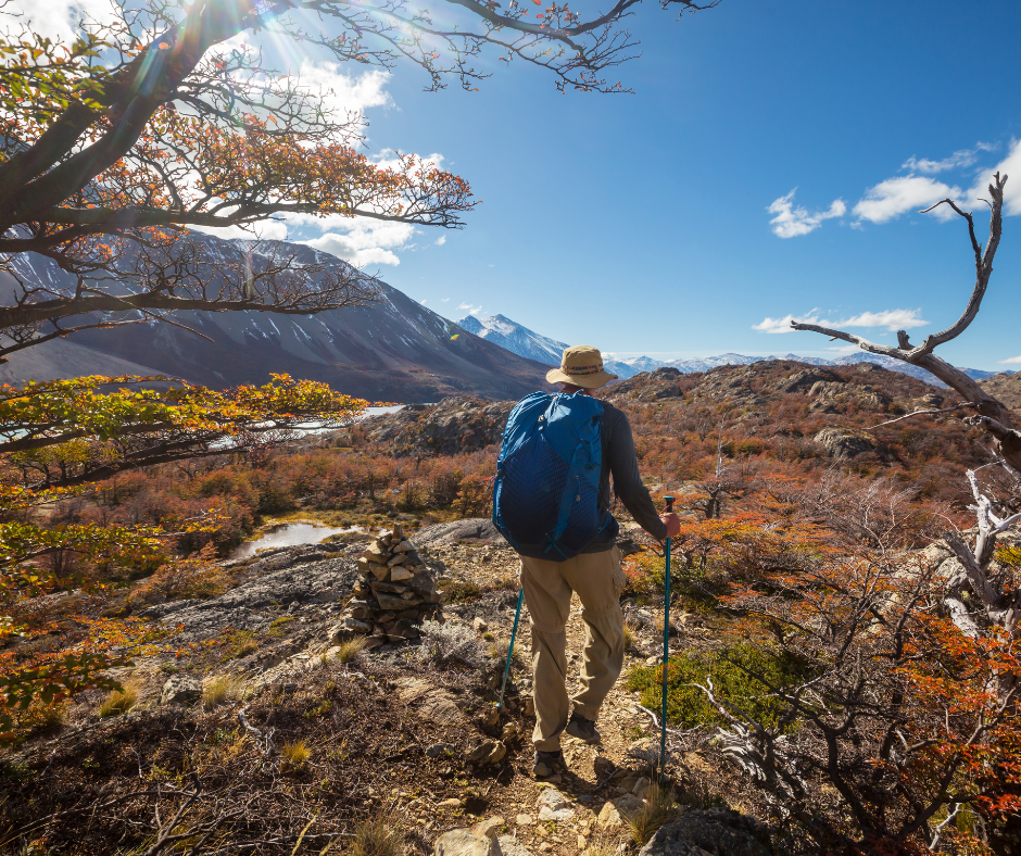 Hiking through Patagonia South America backpacking