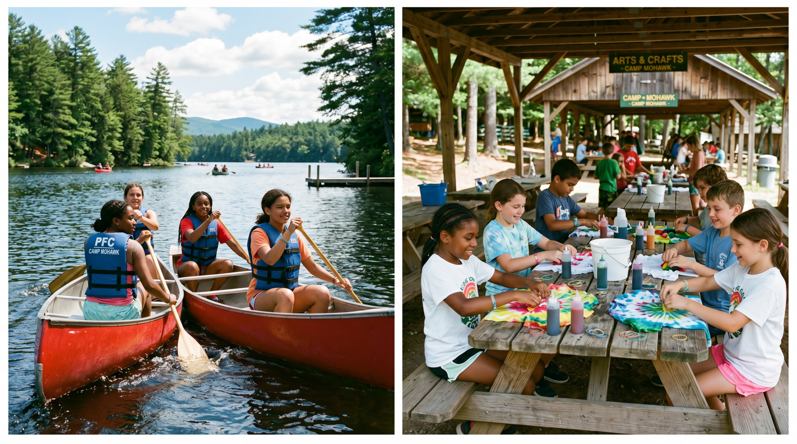 US summer camp activities